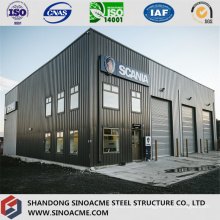 Steel Construction Commercial Building for Office with Garage